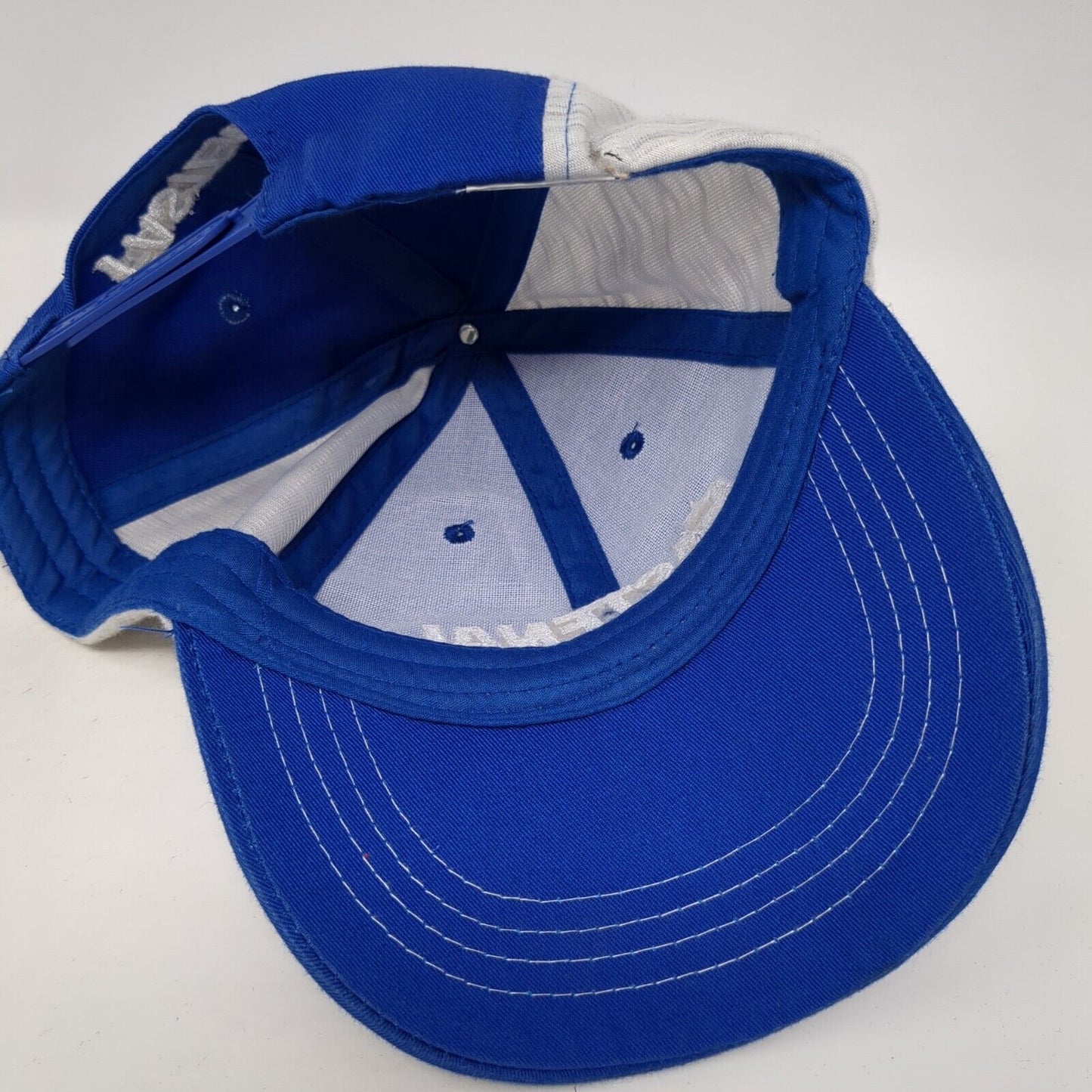 Fastenal Snapback Hat Blue One Size Adjustable Embroidered 6 Panel