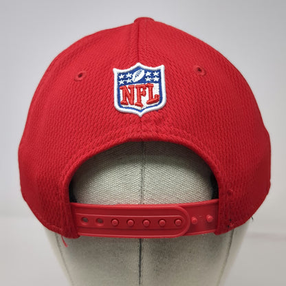New Era NFL San Francisco 49ers Snapback Hat Red One Size Rope Patch 9SEVENTY