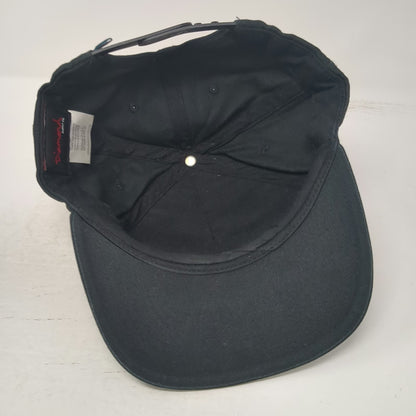 Diamond Supply Co. 5 Panel Black Hat One Size Cotton Flat Brim Snapback Logo