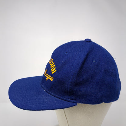 Meridian Little League Snapback Hat Blue M/L Adjustable Solid New Era