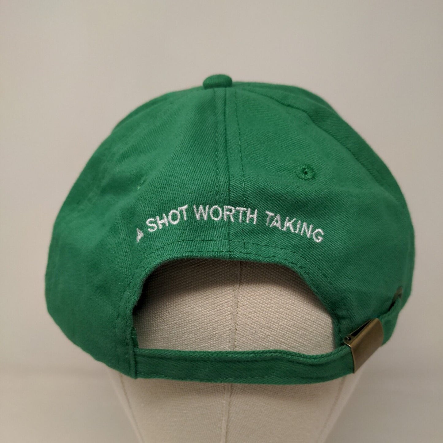 Hornitos Men's Slideback Hat Green Adjustable Embroidered Logo 100% Cotton