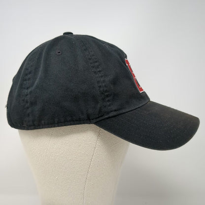 Nike Baseball Cap Black OSFM Letter B Embroidered Slideback Hat Cotton Swoosh