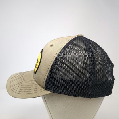 Mossberg Trucker Hat Beige Black One Size Patch Mesh Back Snapback Firearms Cap
