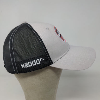 Tractor Supply Co Men's Strapback Mesh Back Hat Gray Embroidered 2000 Logo