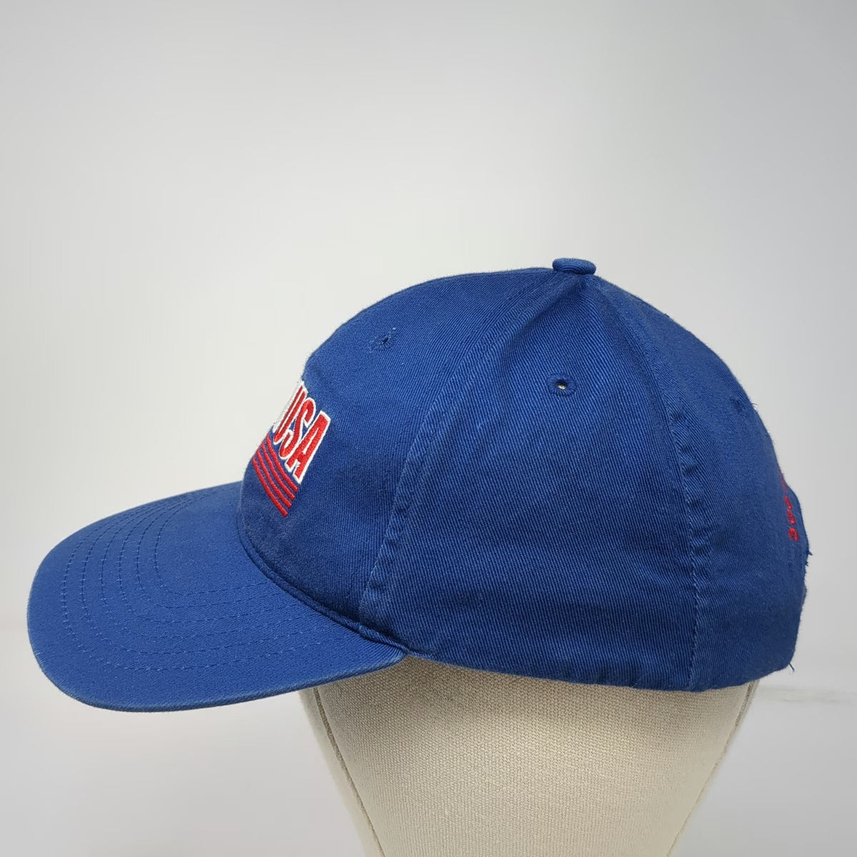 K-Products Team USA Olympic Rings Blue Baseball Cap One Size Strapback Hat