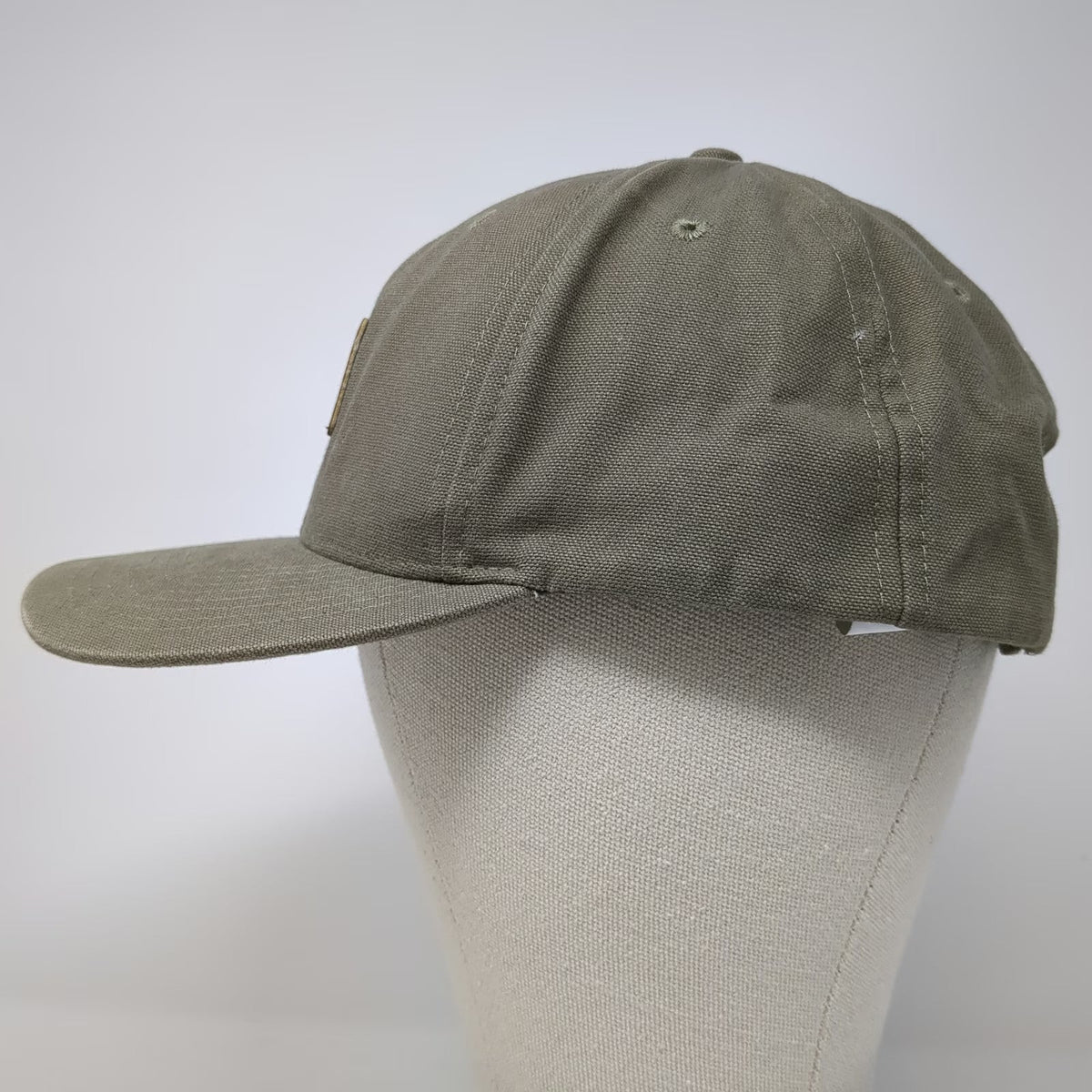 Adidas Simplot Baseball Cap Green One Size Faux Leather Patch Strapback Hat