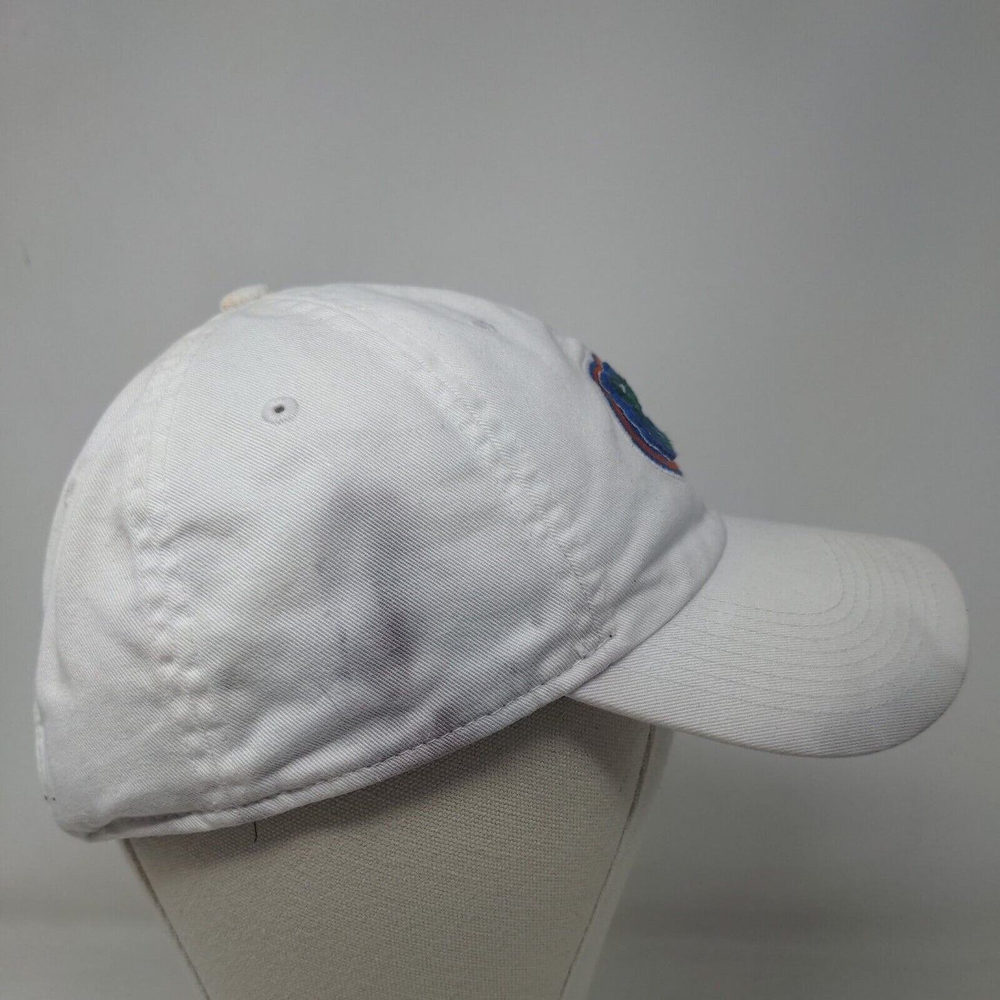 Nike Heritage86 Dri Fit Mens Slideback Hat White OSFM Embroidered Florida Gators