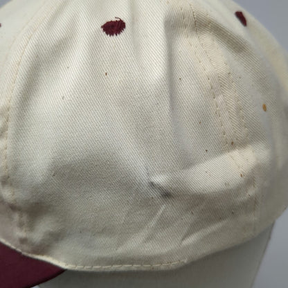 SB CAP Snapback Hat White Red One Size Idaho Milk Transport Inc Green Underbrim