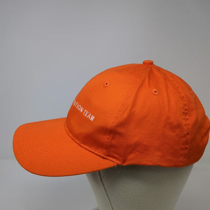 Port & Company Building Evacuation Team Orange Baseball Cap One Size Hat Strap