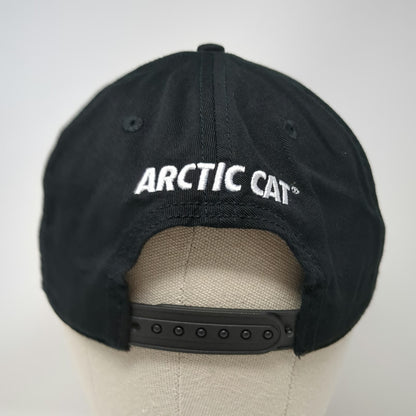 Arctic Cat Snapback Black One Size Snowmobile Embroidered Logo Graphic Sport Hat