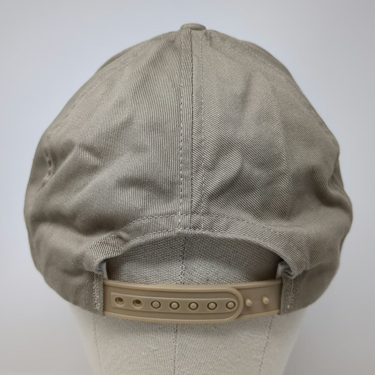 Unionwear 5 Panel Beige One Size Snapback Made in USA Holiday Retirement Hat