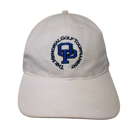 OP The Memorial Golf Tournament Slideback Hat White OS Adjustable 6 Panel Otto