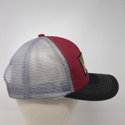 Idaho Snapback Trucker Hat Multi One Size Adjustable Embroidered Mesh Back