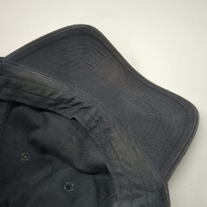 Nike Baseball Cap Black One Size Swoosh Just Do It Slideback Faded Cotton Hat