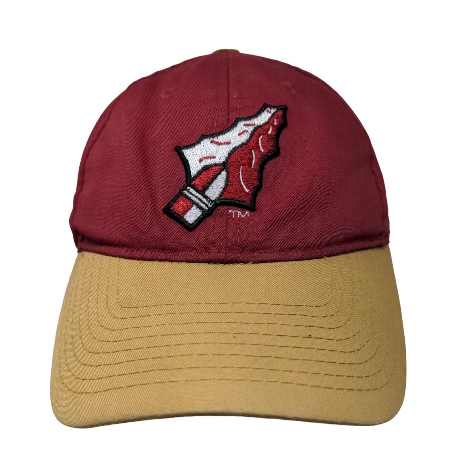 OC Sports Men's Strapback Hat Red OSFM Embroidered Florida State Seminoles Logo