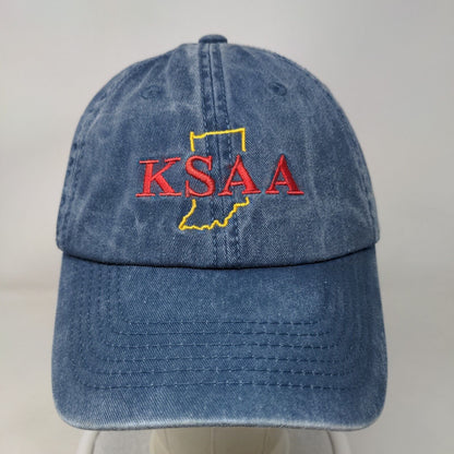 KSAA Strapback Hat Blue OSFA Embroidered Adjustable 6 Panel Hit Wear