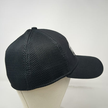 New Era Baseball Cap Black XL SD Backcountry Aviation Mountain Mesh Fitted Hat
