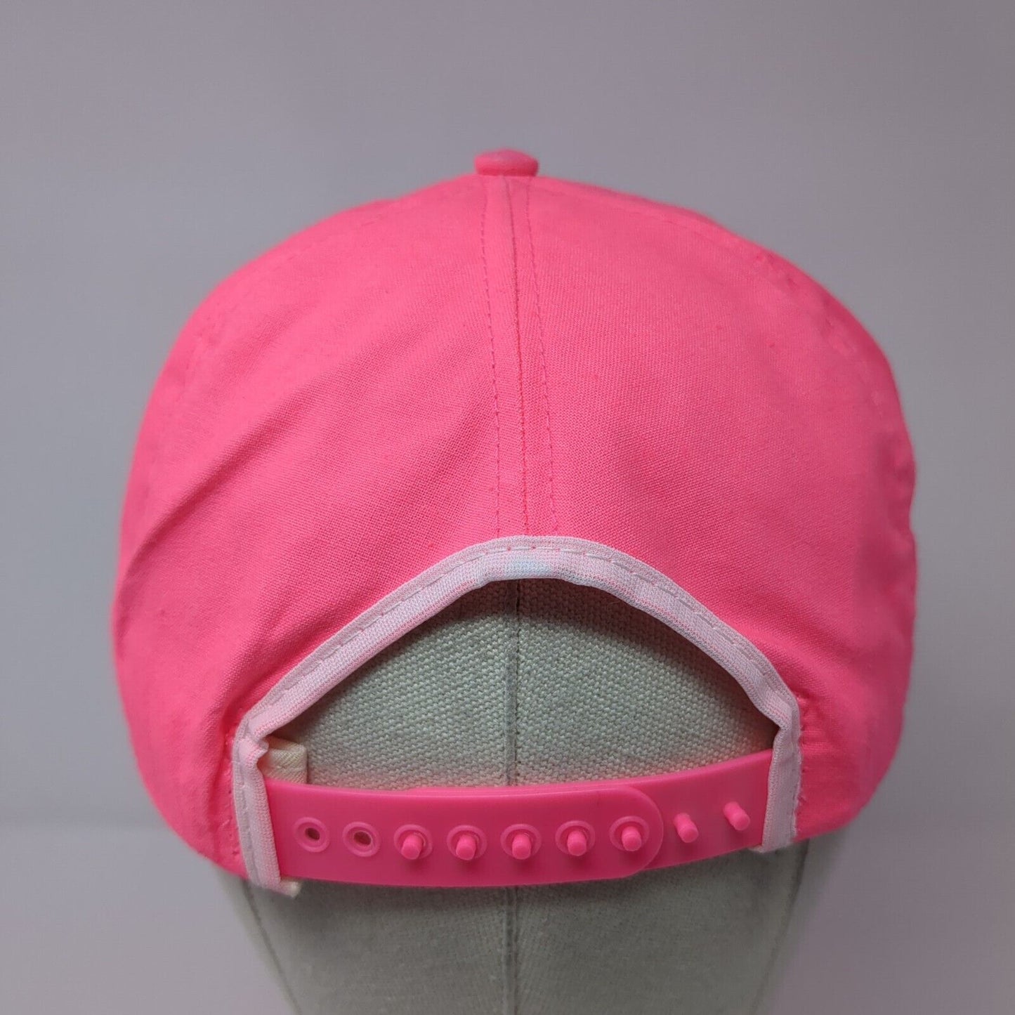 Tulsa OK '90 Police Snapback Hat Pink M/L Unysis Computer Systems