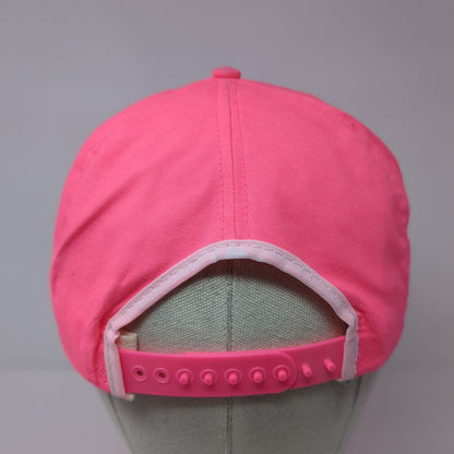 Tulsa OK '90 Police Snapback Hat Pink M/L Unysis Computer Systems