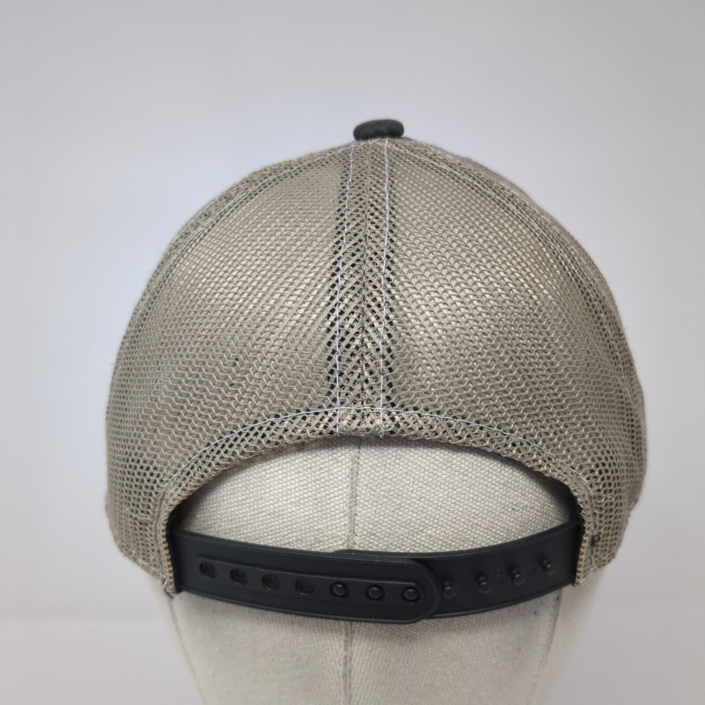 RMEF Women's Snapback Trucker Hat Gray OS Adjustable Ladies Fit Outdoor Cap