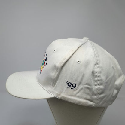 Headshot Baseball Cap White One Size Fiesta San Antonio 99 Embroidered Hat
