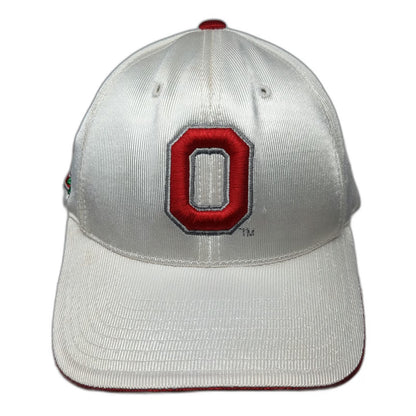 Team Spirit Ohio State Buckeyes NCAA Hat White Cap One Size Strapback Logo Red