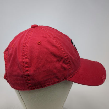 Otto Baseball Cap Red One Size Skunk Mascot Stinker Stores Boxer Embroidered Hat