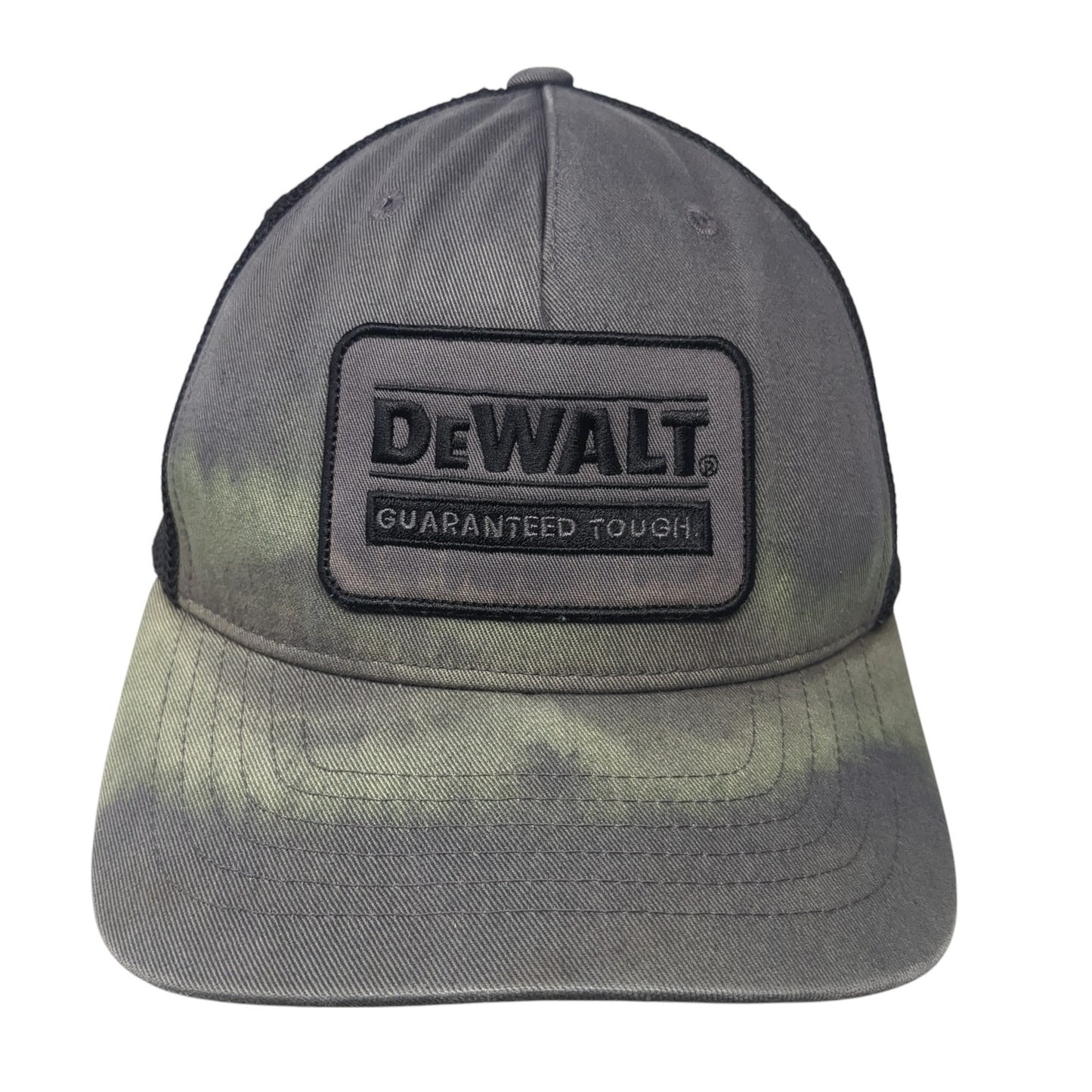 DEWALT Guaranteed Tough Snapback Trucker Hat Gray One Size Flexfit