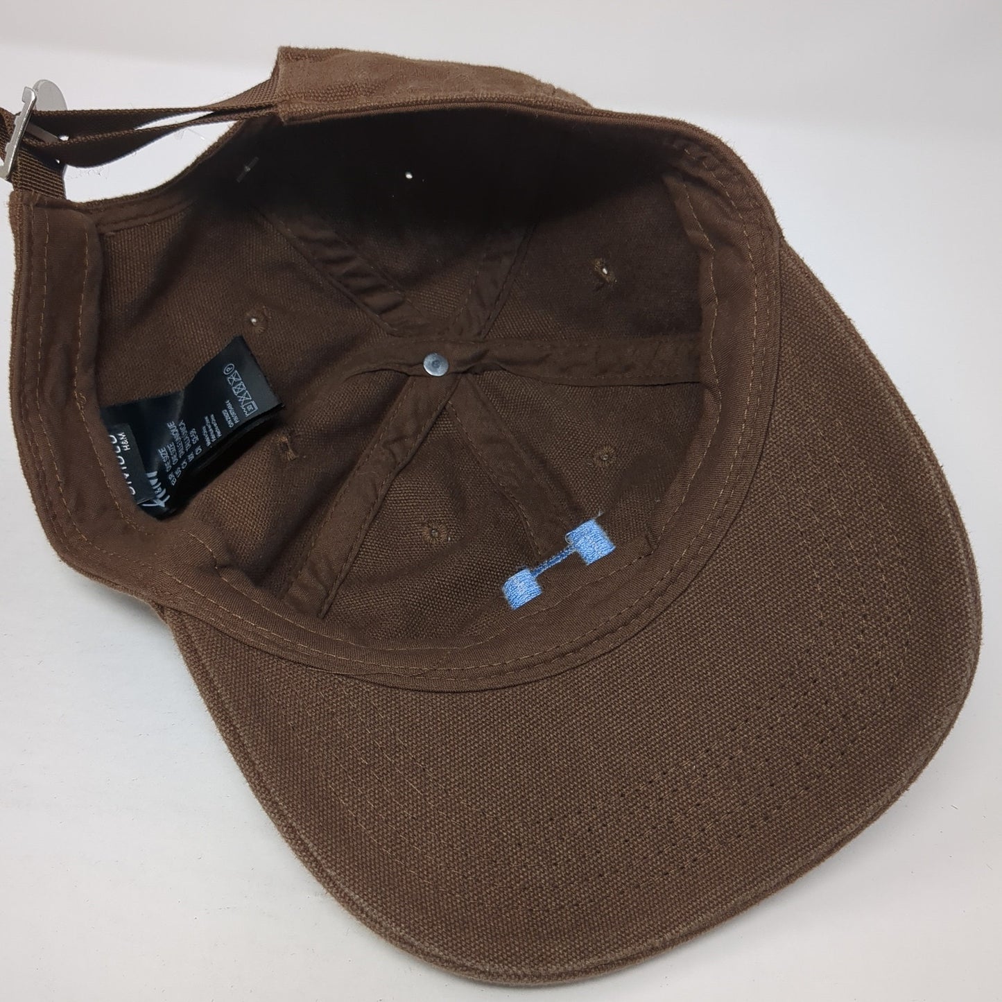 H Slideback Baseball Cap Brown One Size Adjustable Embroidered Divided by H&M