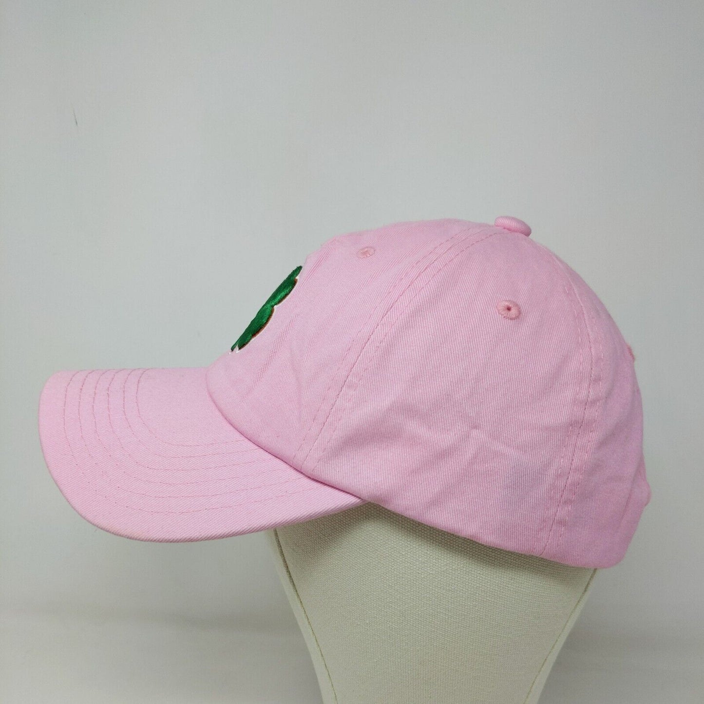 E by Elidan Girl's Slideback Hat Pink Adjustable Embroidered Logo Shamrock