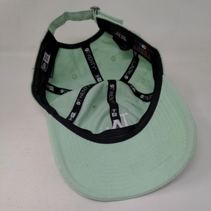 New Era Men's Sideback Hat Green OSFM Embroidered LA Dodgers Logo 9Twenty