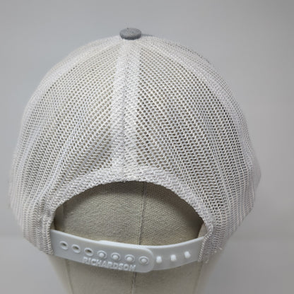 Salt to Saint Relay Snapback Trucker Hat Gray One Size Mesh Back Richardson