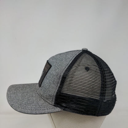 Boaters Republic Snapback Trucker Hat Gray One Size Adjustable Mesh Back