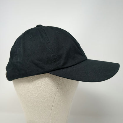 Yupoong Baseball Cap Black White One Size JIFU Bird Logo Cotton Hat Slideback