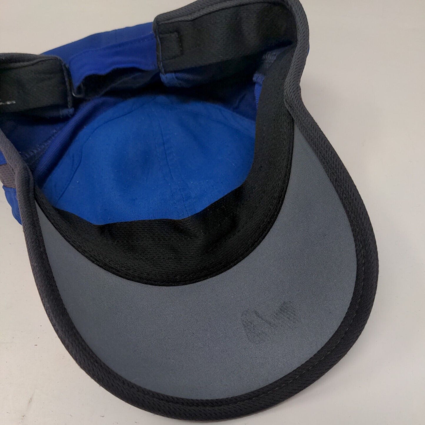 Adidas Strapback Hat Blue One Size Adjustable Embroidered Logo 6 Panel