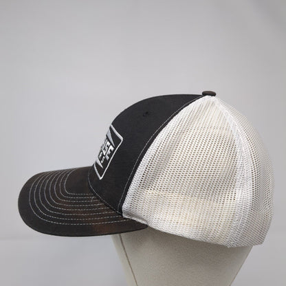 Sunrise Motors Est 1977 Snapback Trucker Hat Black OS Adjustable Mesh Richardson