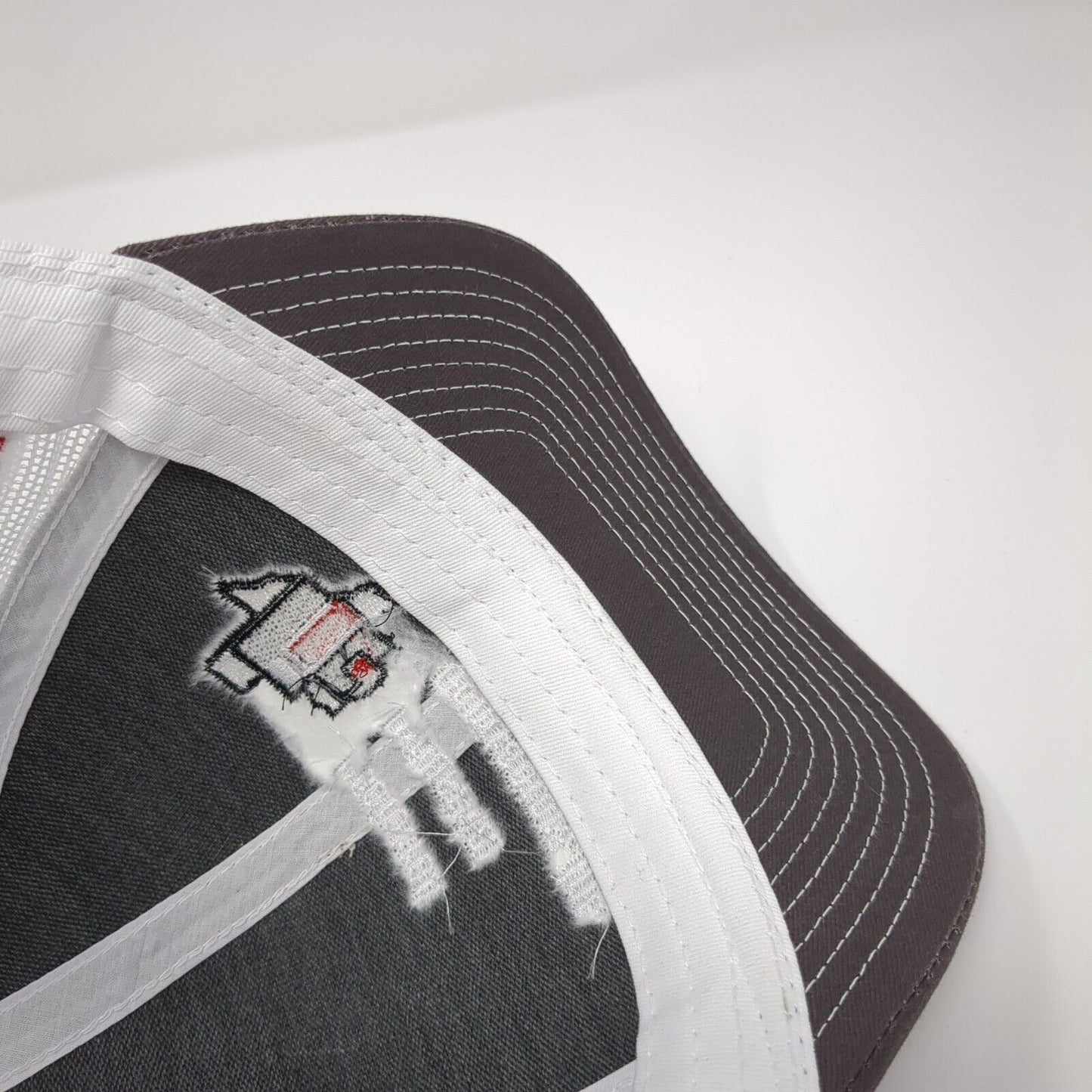 Preferred Industrial Contractors, Inc. Trucker Hat Gray One Size Mesh Back