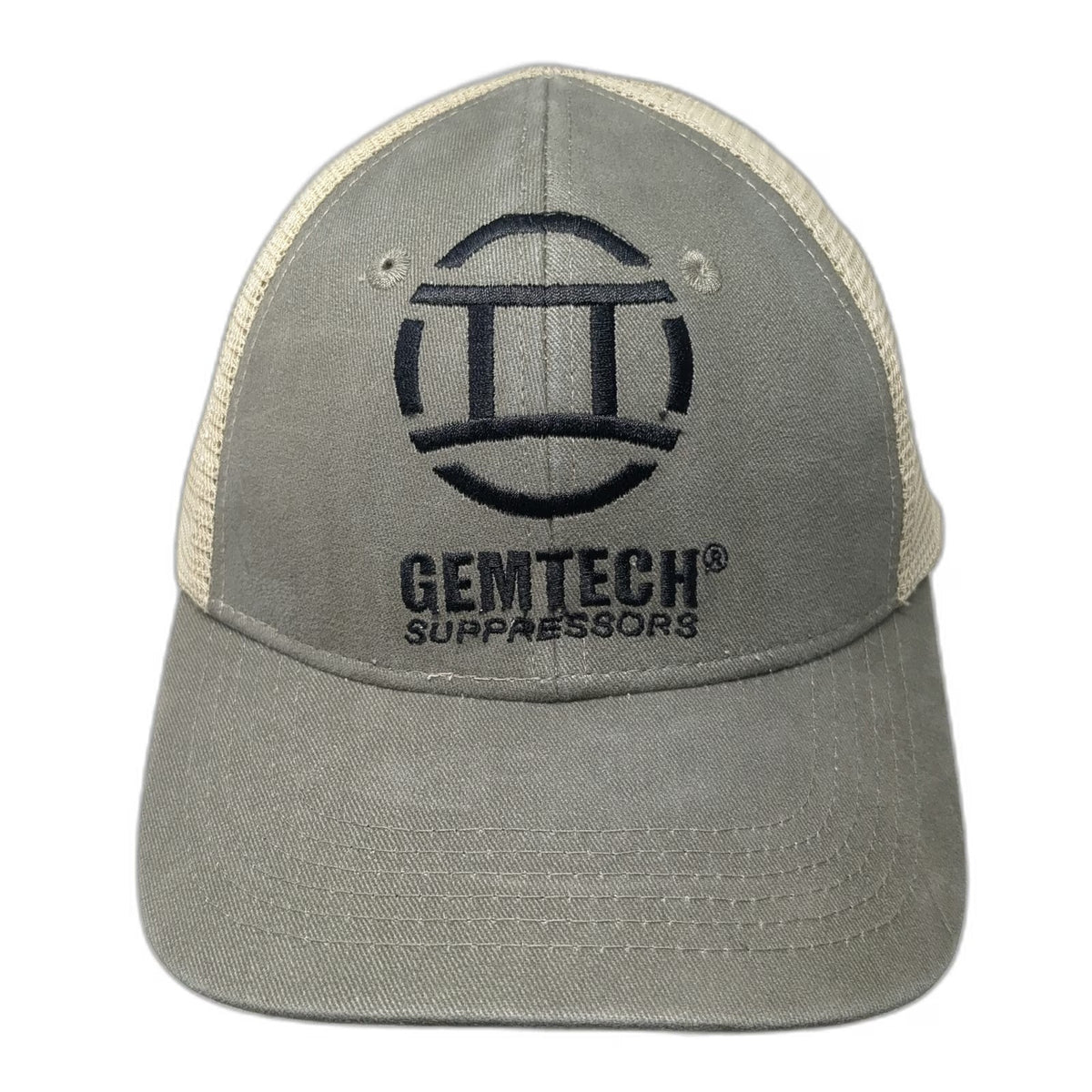 Trucker Hat Green One Size Gemtech Suppressors Logo Mesh Back Snapback Firearm