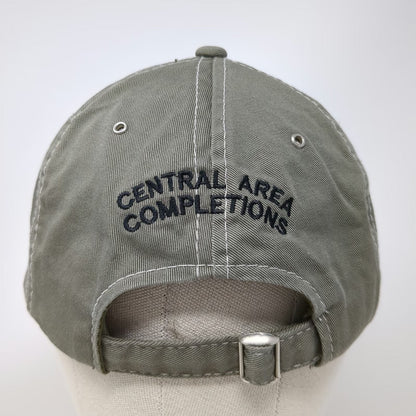 Outdoor Baker Hughes Blue Green Baseball Cap One Size Slideback Hat Stitching