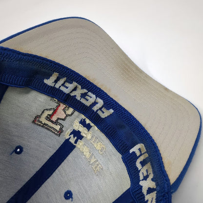 Port Authority Baseball Cap Blue White Red XL Flexfit Interstate Electric Hat
