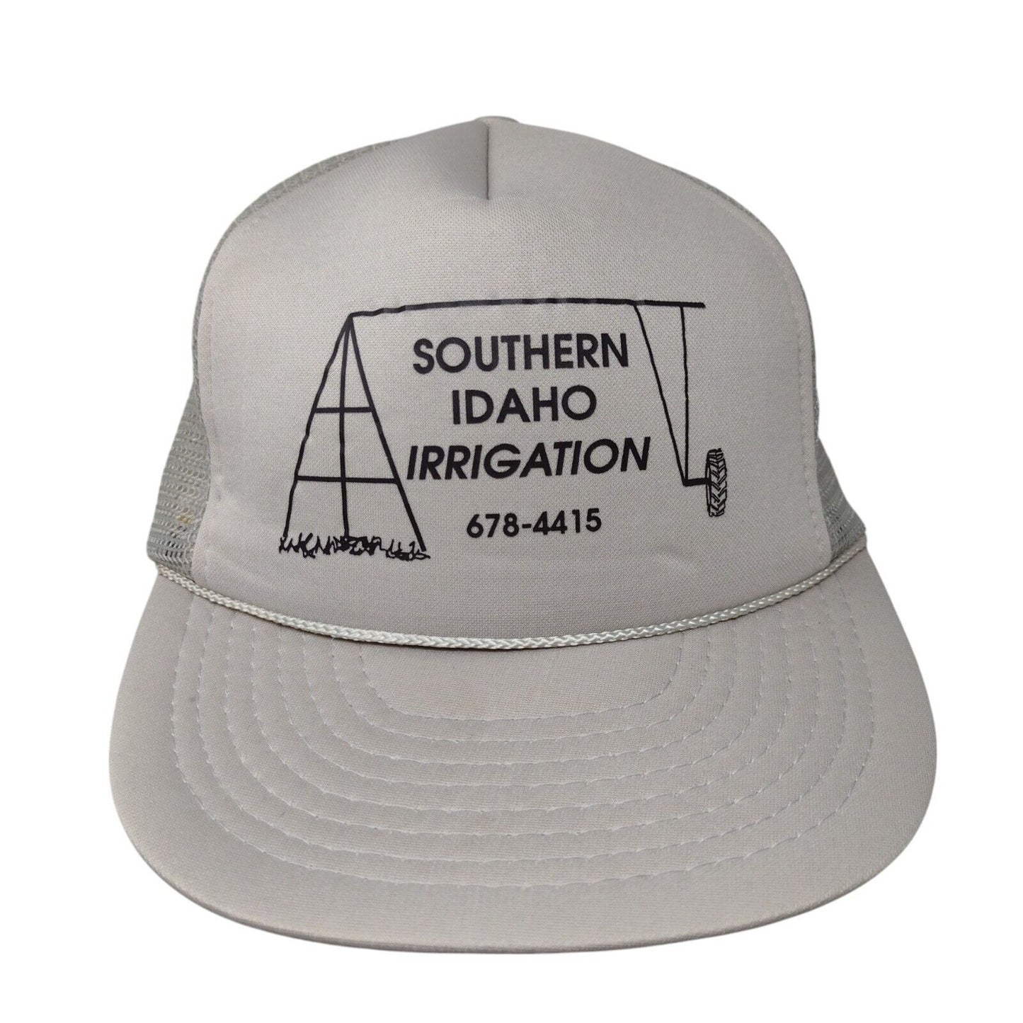 Southern Idaho Irrigation 678-4415 Snapback Trucker Hat Multicolor OSFA Rope
