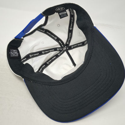 New York Giants NFL '47 5 Panel White Blue One Size Nylon Rope Snapback Hat