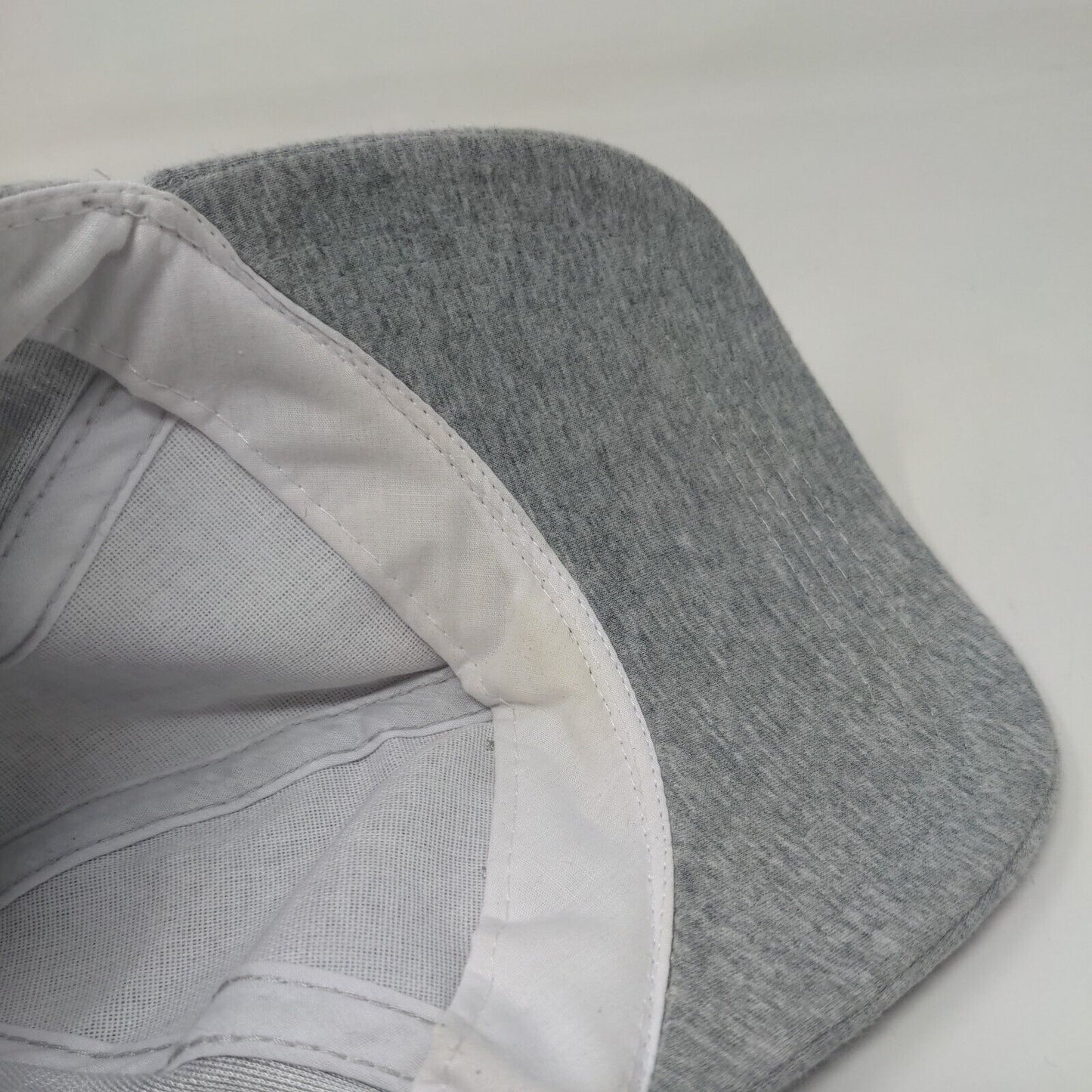 Bebe Sport Strapback Hat Heather Gray One Size Embroidered Adjustable