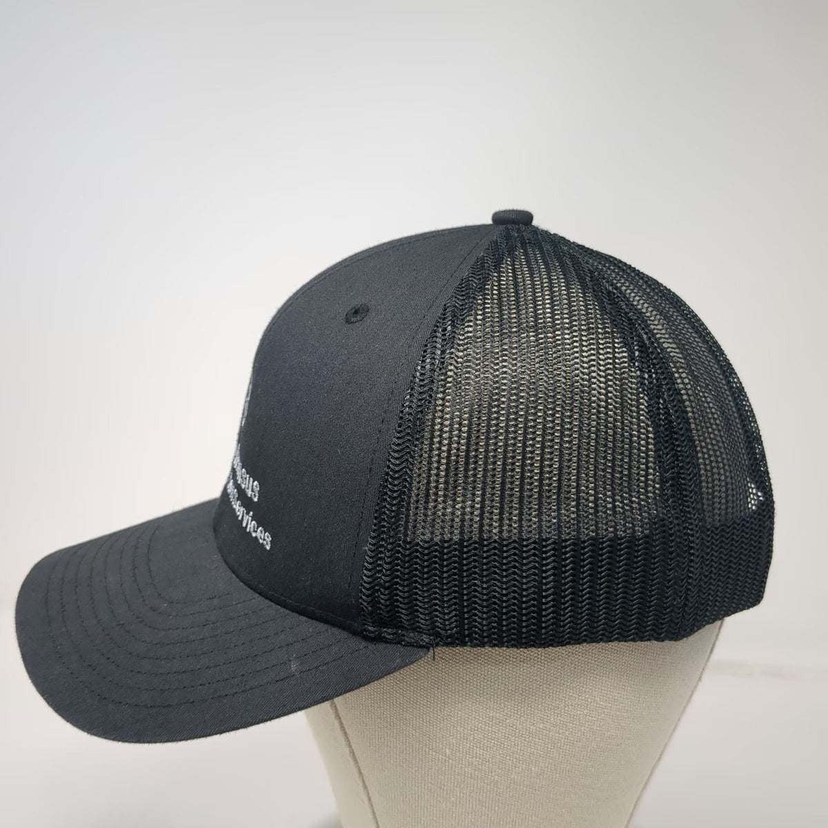 Richardson Trucker Hat Black One Size Snapback Saint Alphonsus Food Nutrition