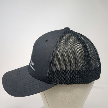 Richardson Trucker Hat Black One Size Snapback Saint Alphonsus Food Nutrition
