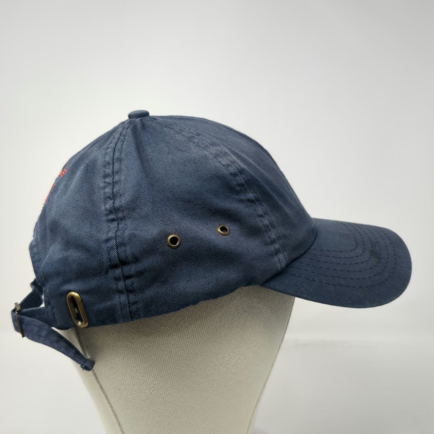 Bullet Line Baseball Cap Blue One Size Slideback SNET Yellow Pages Hat Buckle