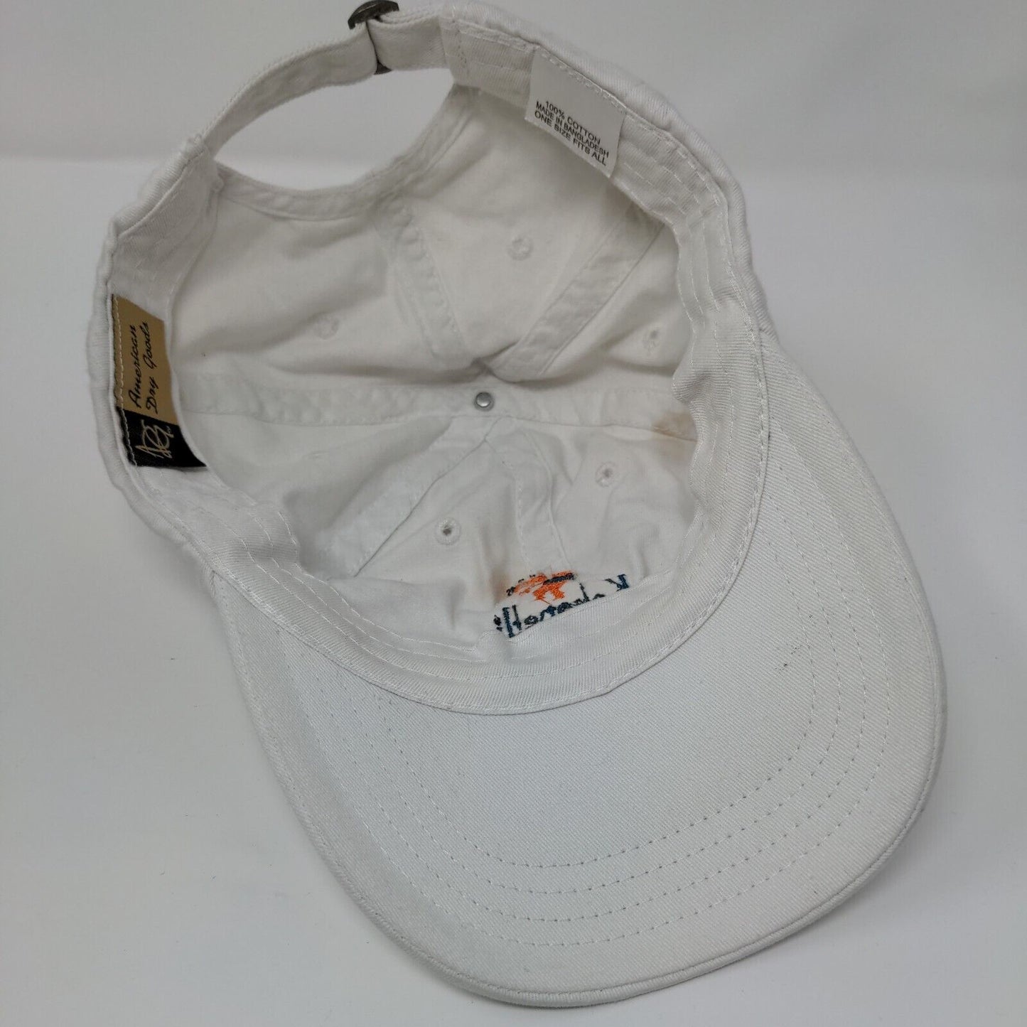 Kokopelli Golf Club Slideback Hat White OSFA Solid American Dry Goods
