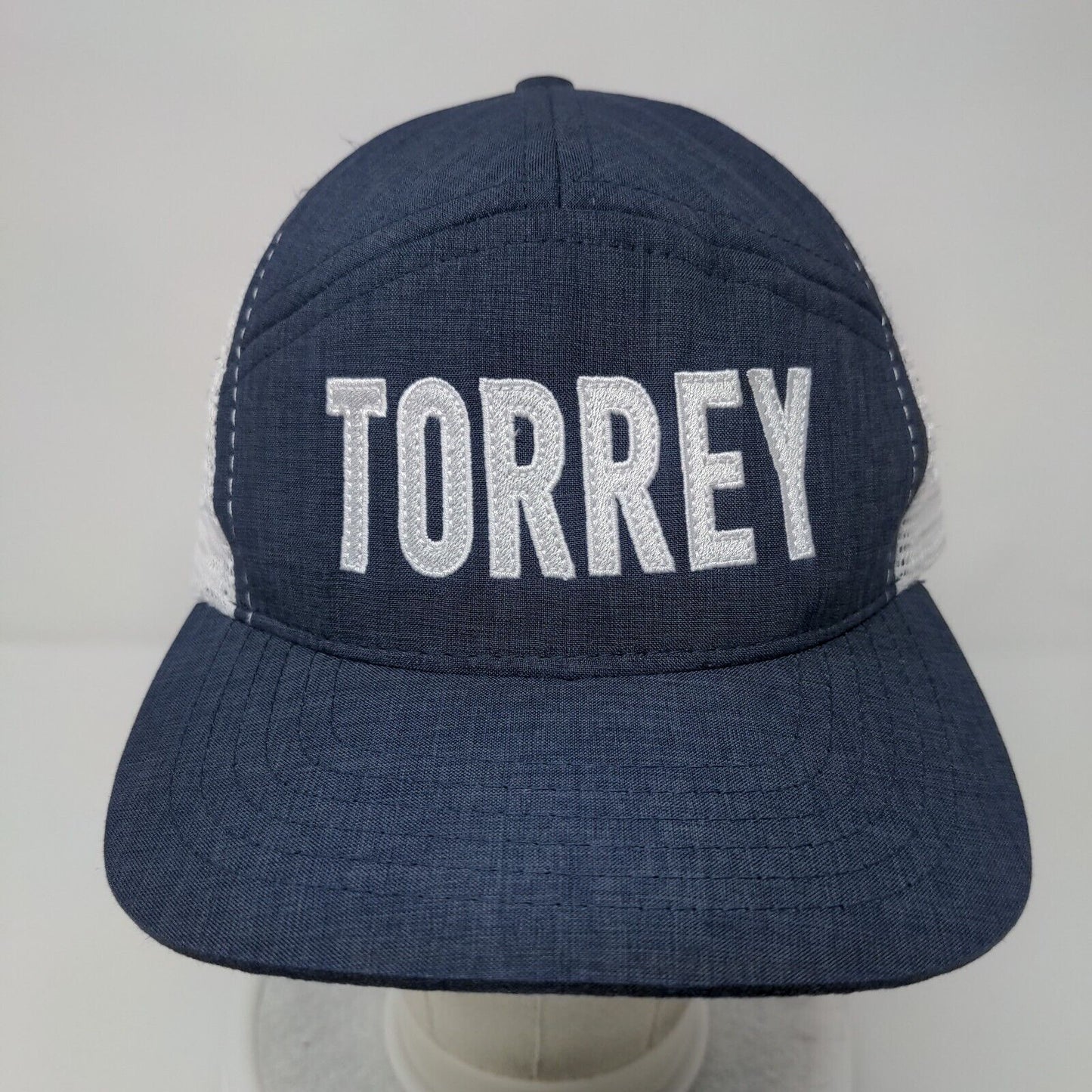 Torrey Pines Snapback Mesh Back Trucker Hat Blue OSFA Legendary