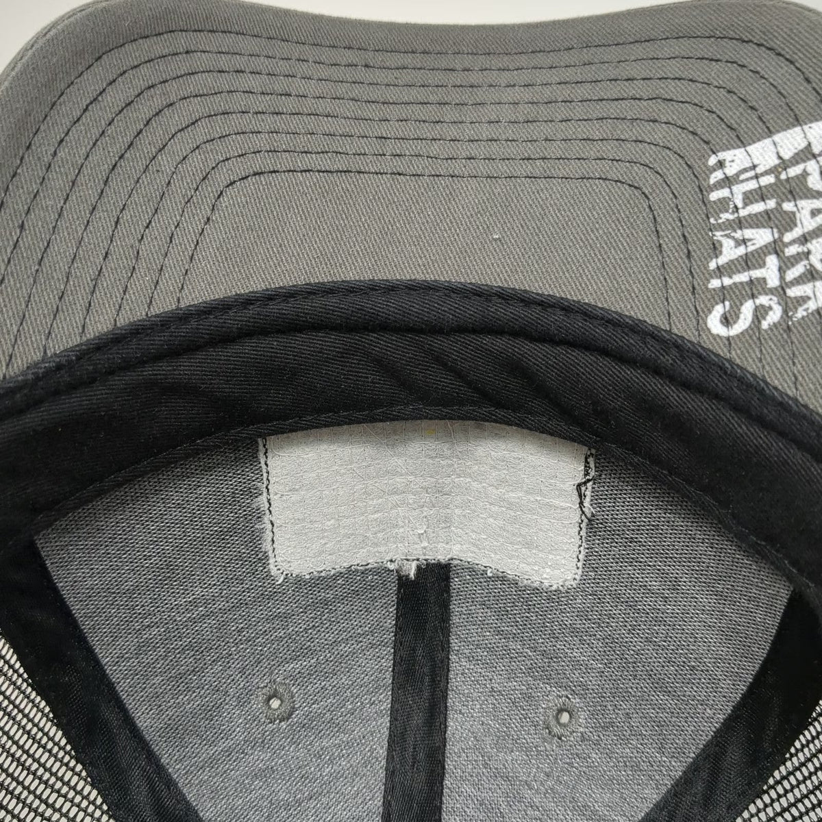 PARK HATS Joshua Tree Trucker Hat Gray One Size Snapback Mesh California Desert
