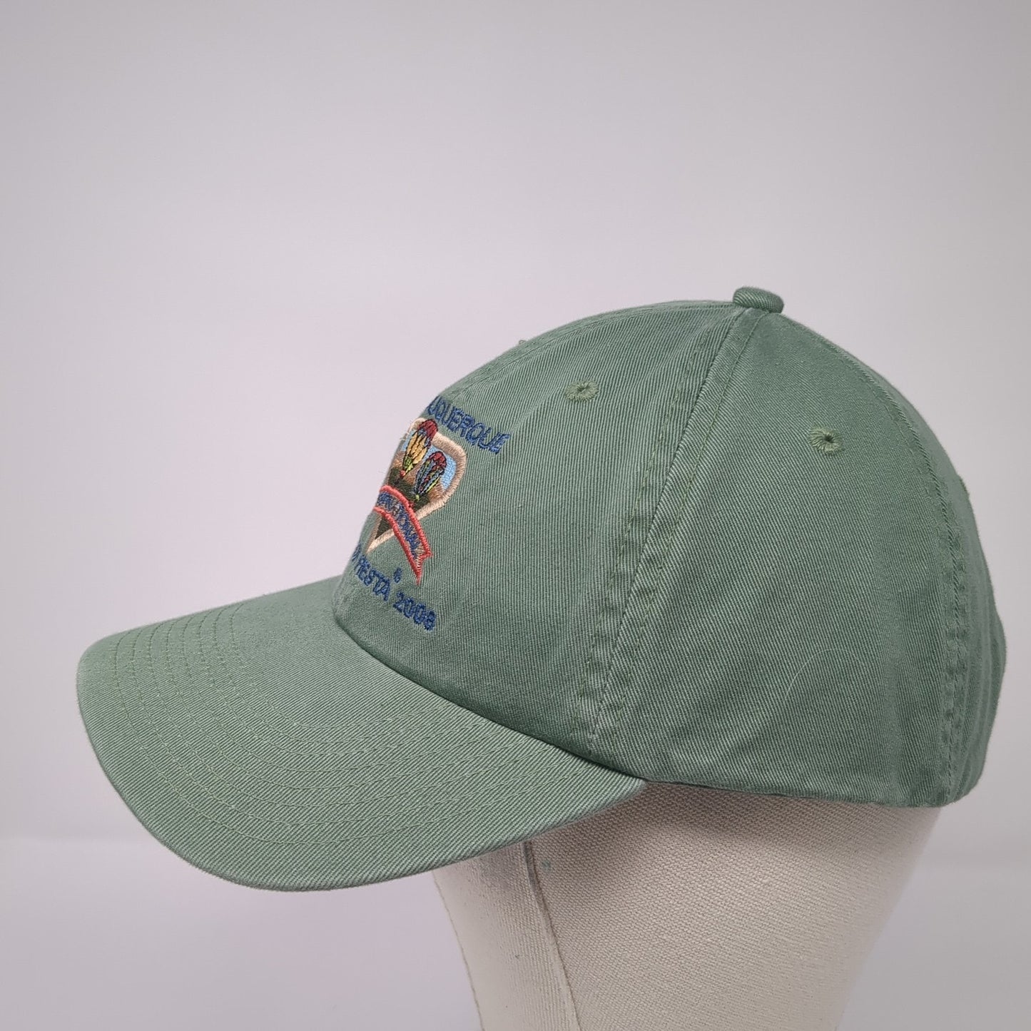 Albuquerque International Balloon Fiesta 2008 Baseball Cap Green OS Fahrenheit